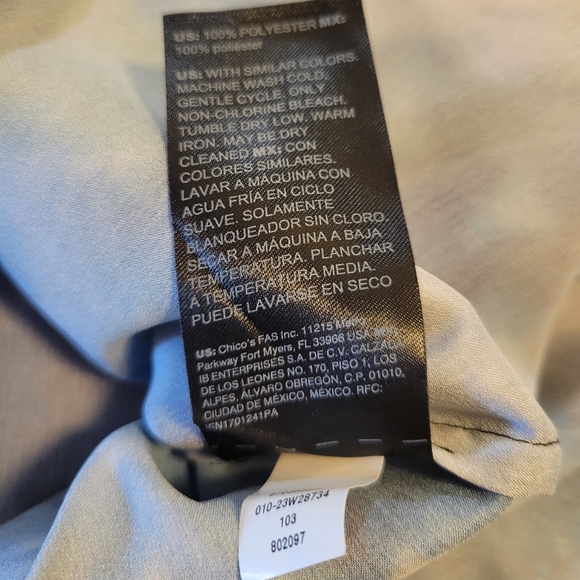 WHBM V-neck Ruched Shell Top XS Blouse Floral Print Polyester Dress Shirt - Picture 6 of 7